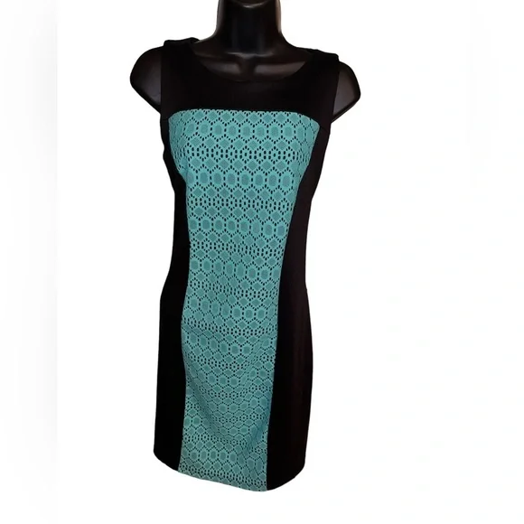 Teal & Black Small Dress - Picture 6 of 13